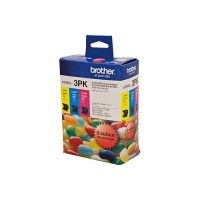 Brother LC40CL3PK 3 Ink Cartridge Value Pack (Cyan/Magenta/Yellow)