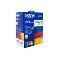 Brother LC67CL3PK 3 Ink Cartridge Value Pack (Cyan/Magenta/Yellow)